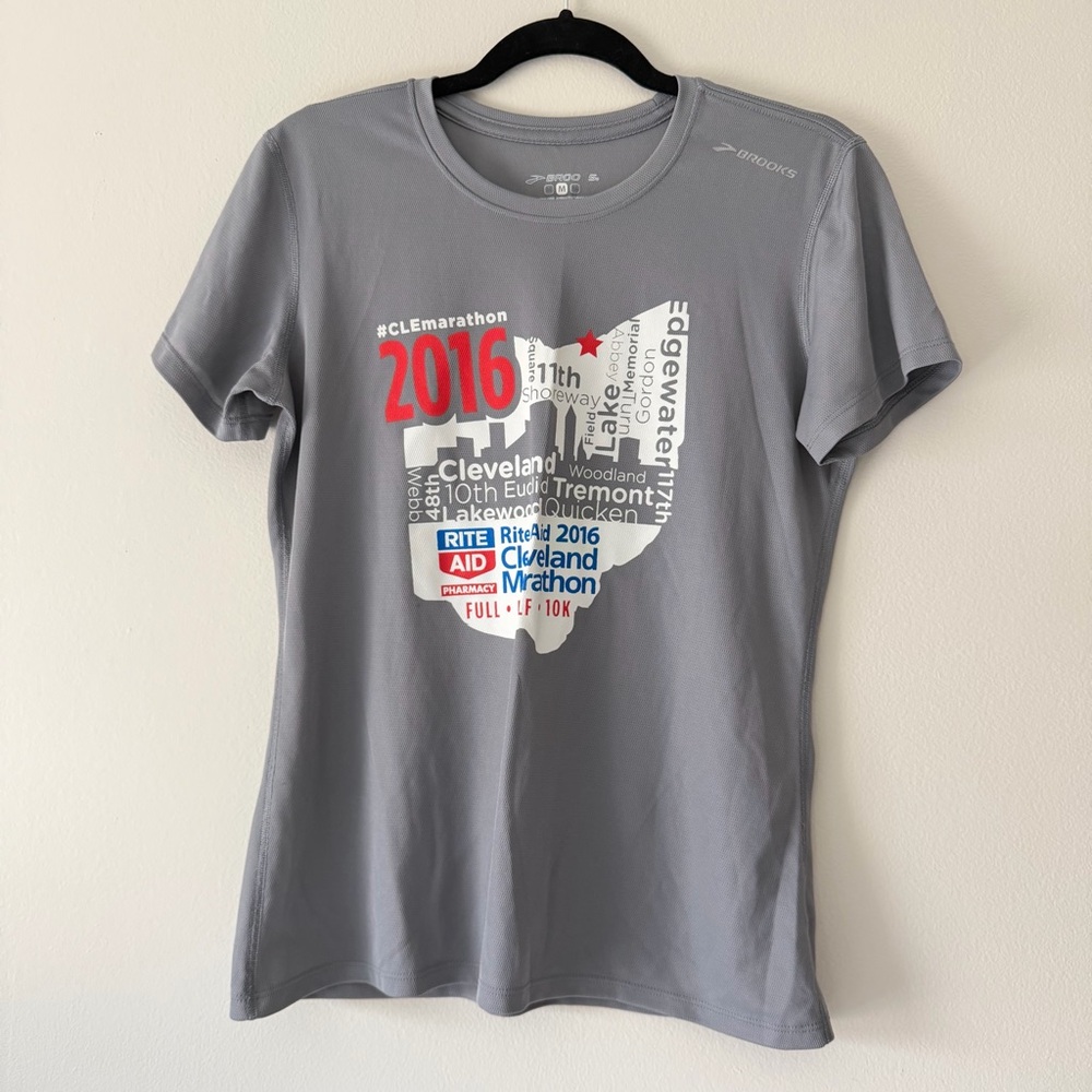Brooks Performance Shirt - 2016 Cleveland Marathon